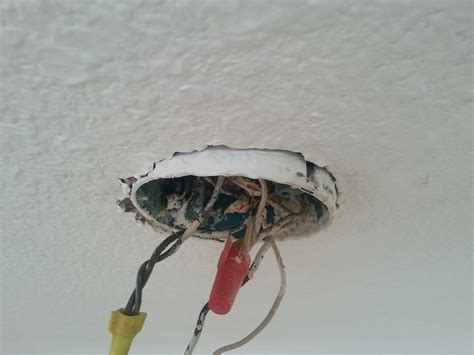 ceiling electrical box install|electrical box for ceiling fan.